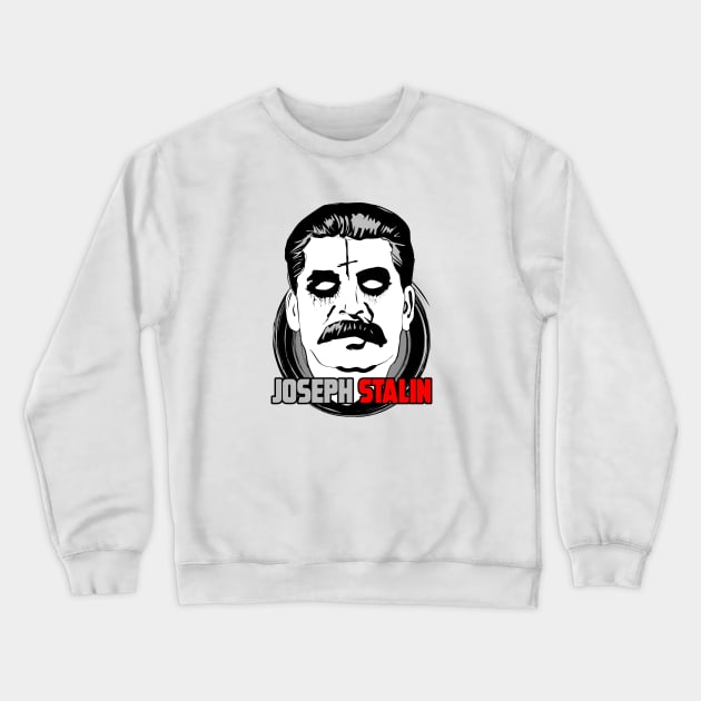 BLACK METAL STALIN Crewneck Sweatshirt by theanomalius_merch